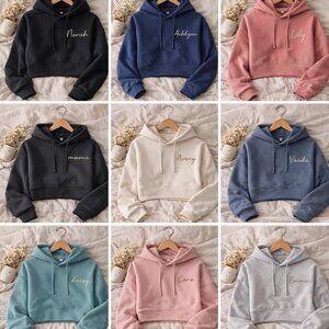 Women's Custom Crop Hoodie